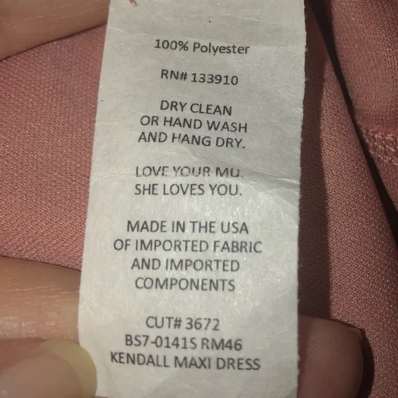 Show Me Your Mumu Medium Kendall Maxi Dress Rustic Mauve RM24 Bridesmaid - Picture 4 of 9